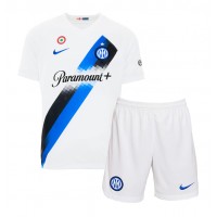 Maglie da calcio Inter Milan Davide Frattesi #16 Seconda Maglia Bambino 2023-24 Manica Corta (+ Pantaloni corti)